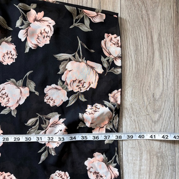 Live 4 Truth Sheer Dark Floral Kimono Cover Up Womens Extra Large Festival Boho - Picture 10 of 13